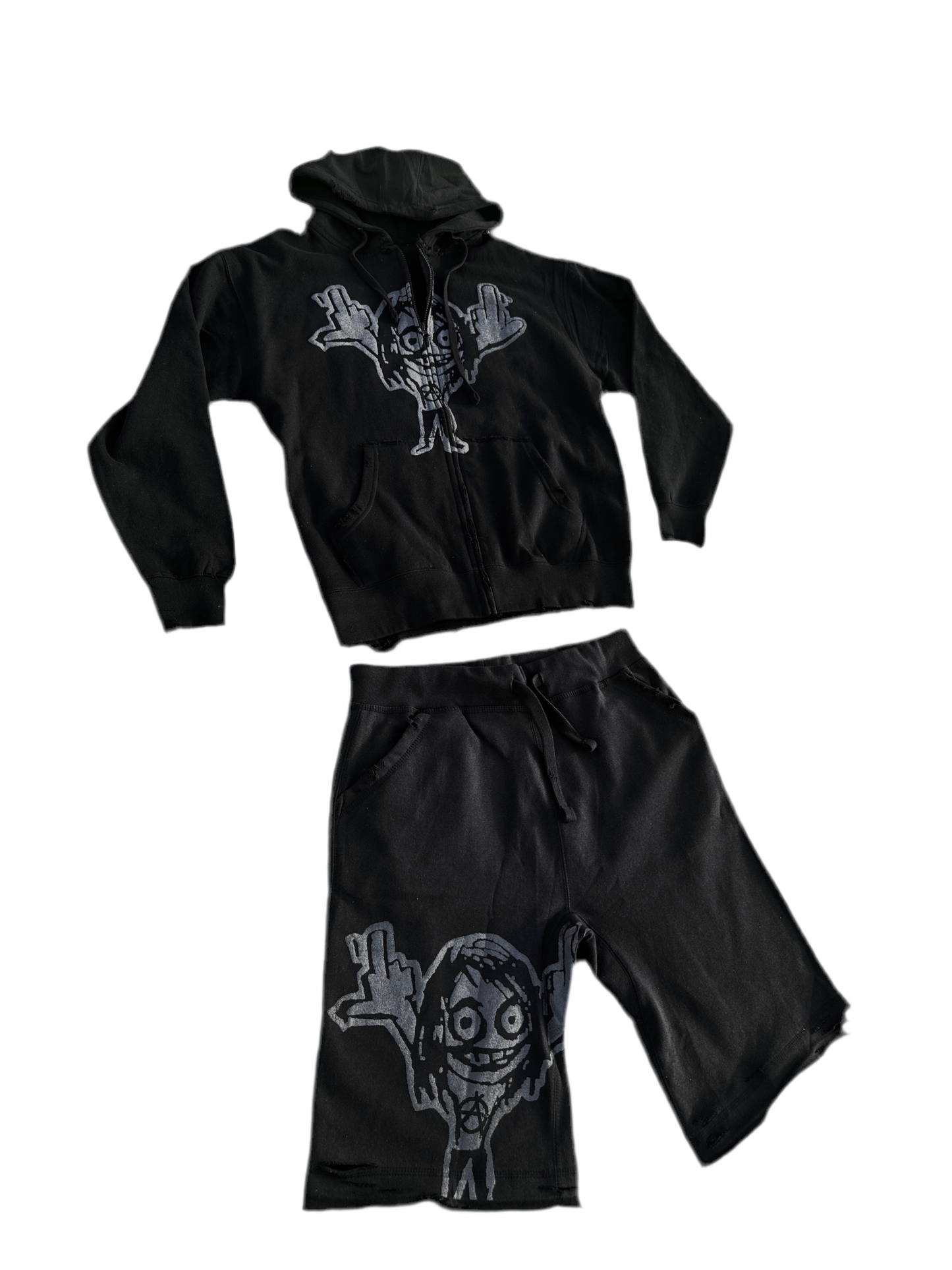 Alcmy Flip Off Sweat Short Set