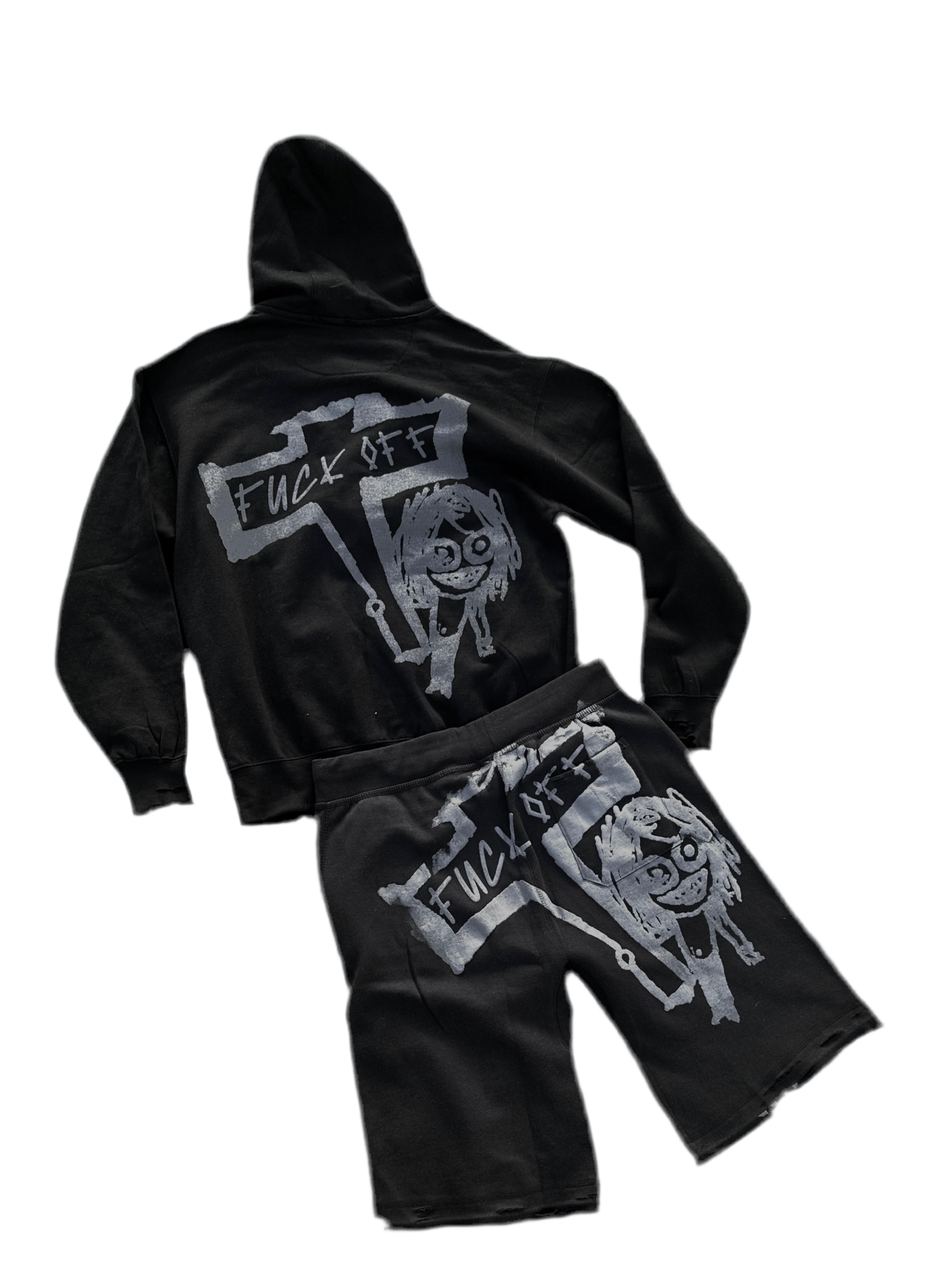 Alcmy Flip Off Sweat Short Set