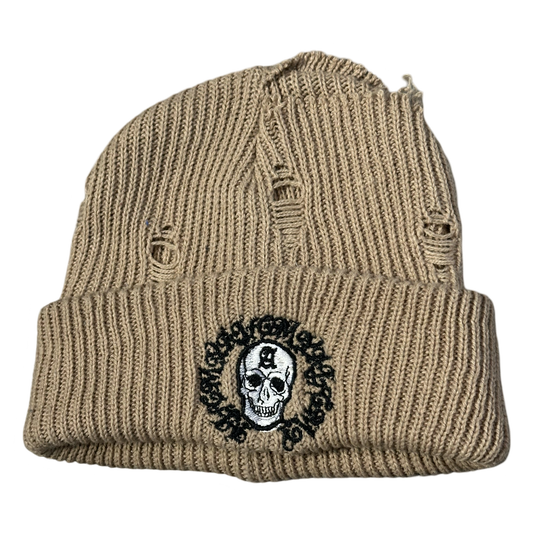 Alcmy Crest Distressed Beanie