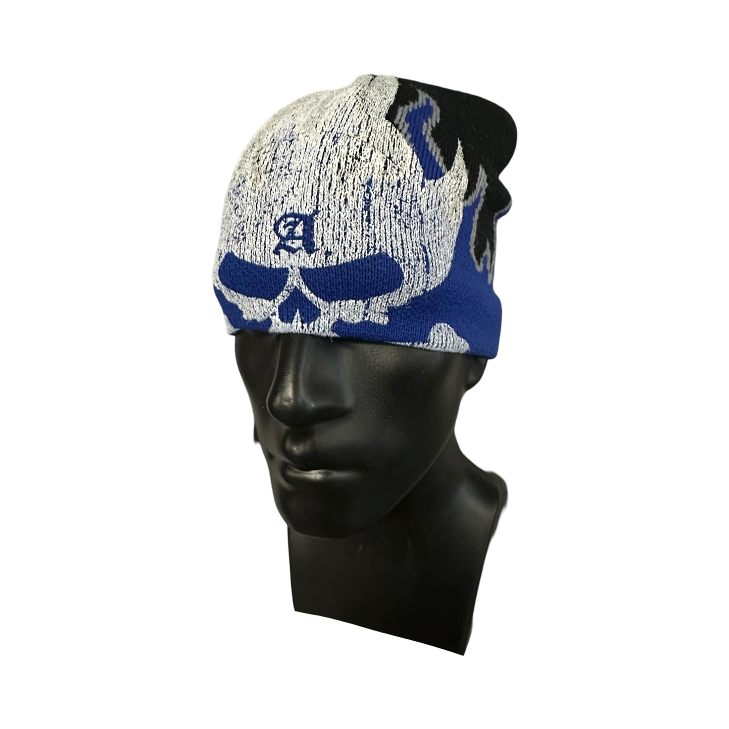 Alcmy Crossbone Skully Blue Flame