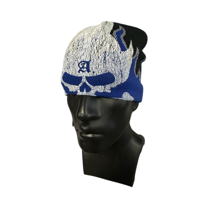 Alcmy Crossbone Skully Blue Flame