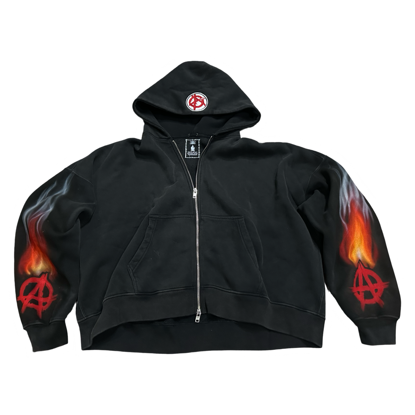 Alcmy Flame Sleeve Zip Up